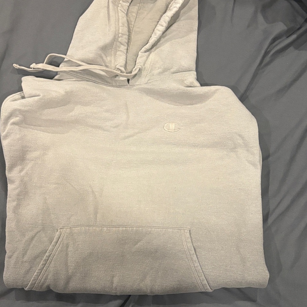 Champion Heather Gray Pullover Hoodie